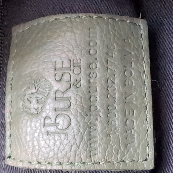 JP Ourse & CIE ,Olive Green Leather Crossbody Bag. - Picture 10 of 16